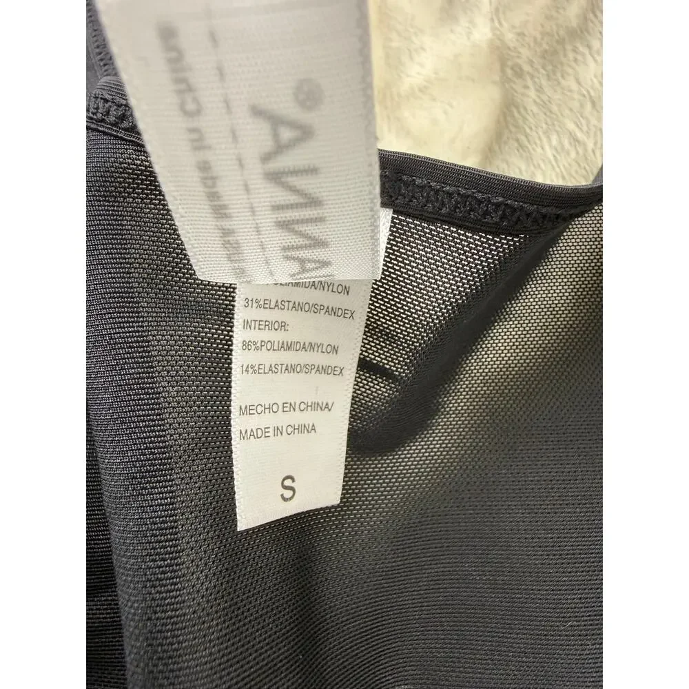 Yianna Fajas Columbianas Shapewear Women's Size S 7366 Corset / Zip Crotch